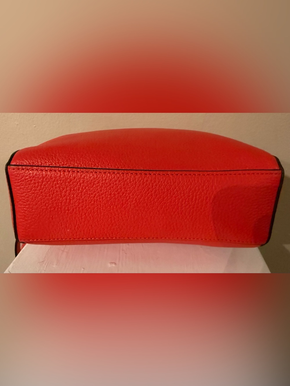 Kate Spade Monica Small Crossbody~Coral/Red-orange EUC - Picture 14 of 14